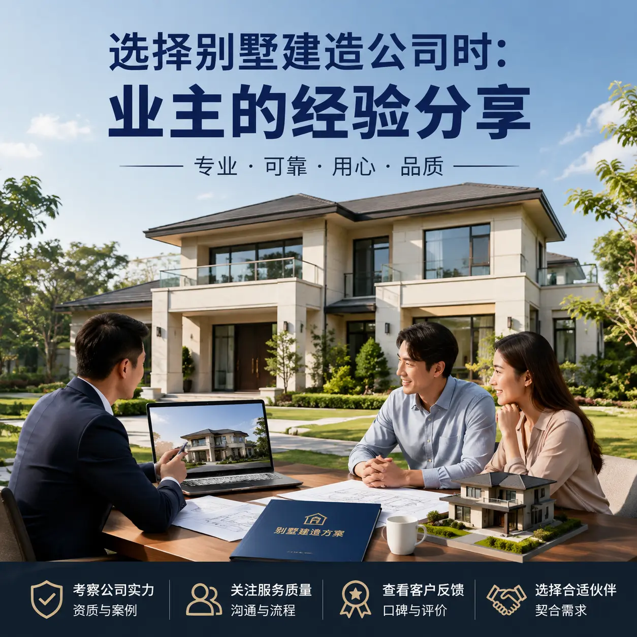 选择别墅建造公司时： 青海 业主的经验分享