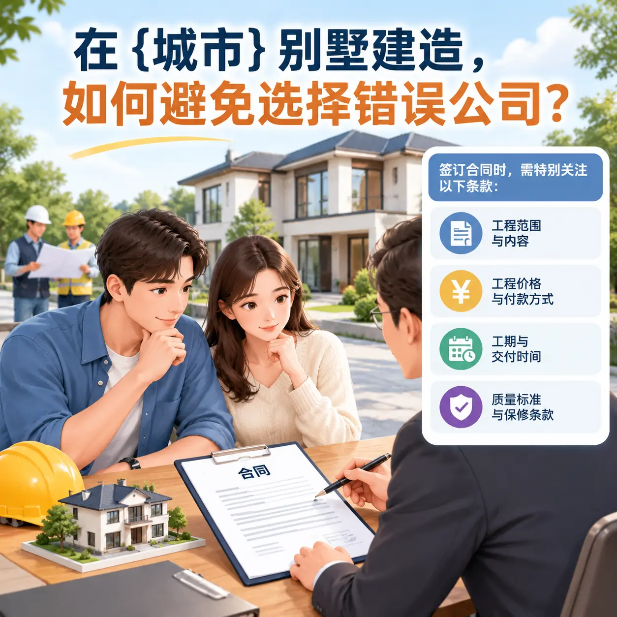 在 青海 别墅建造,如何避免选择错误公司?