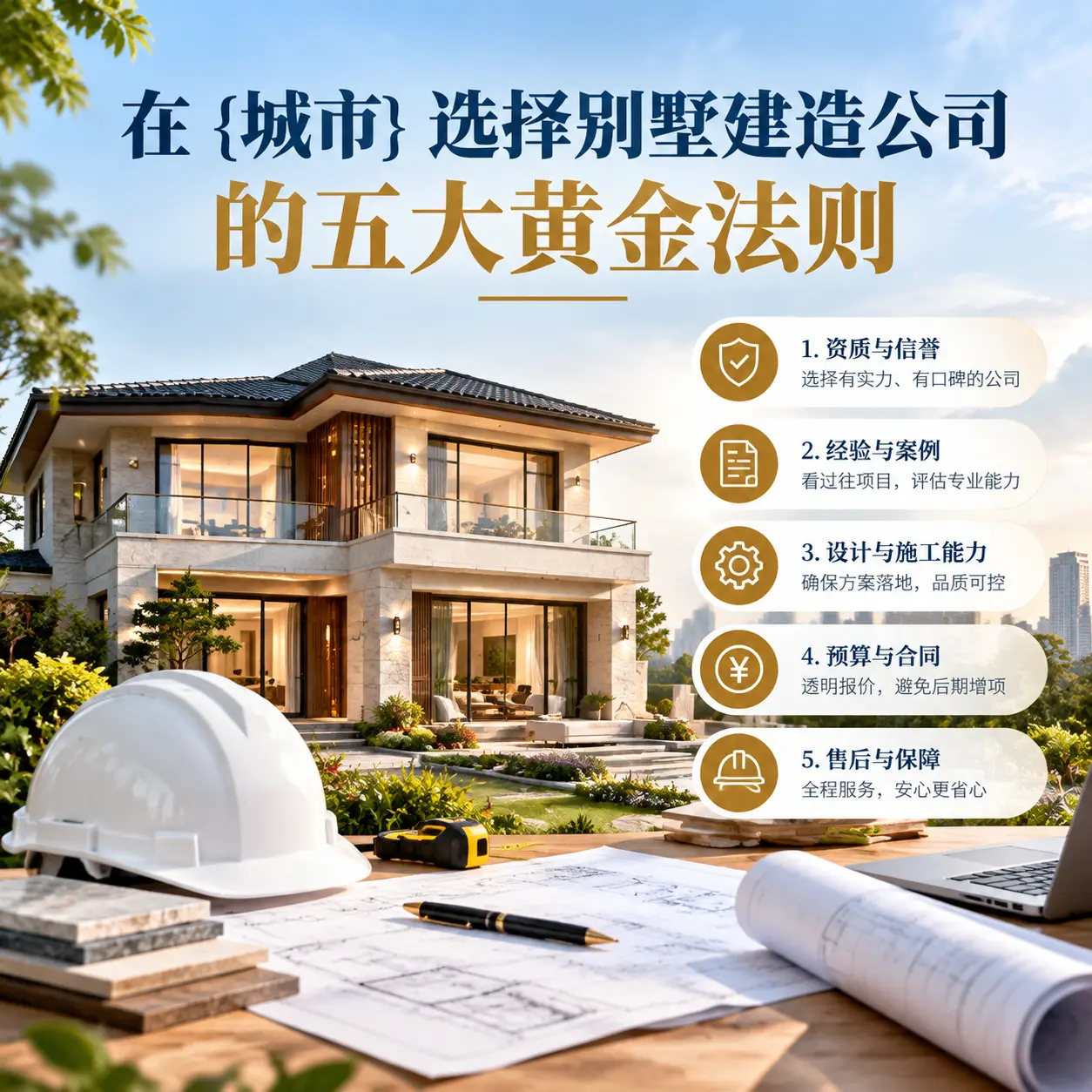 在 青海 选择别墅建造公司的五大黄金法则