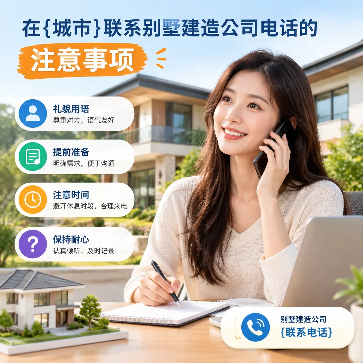 在青海联系别墅建造公司电话的注意事项