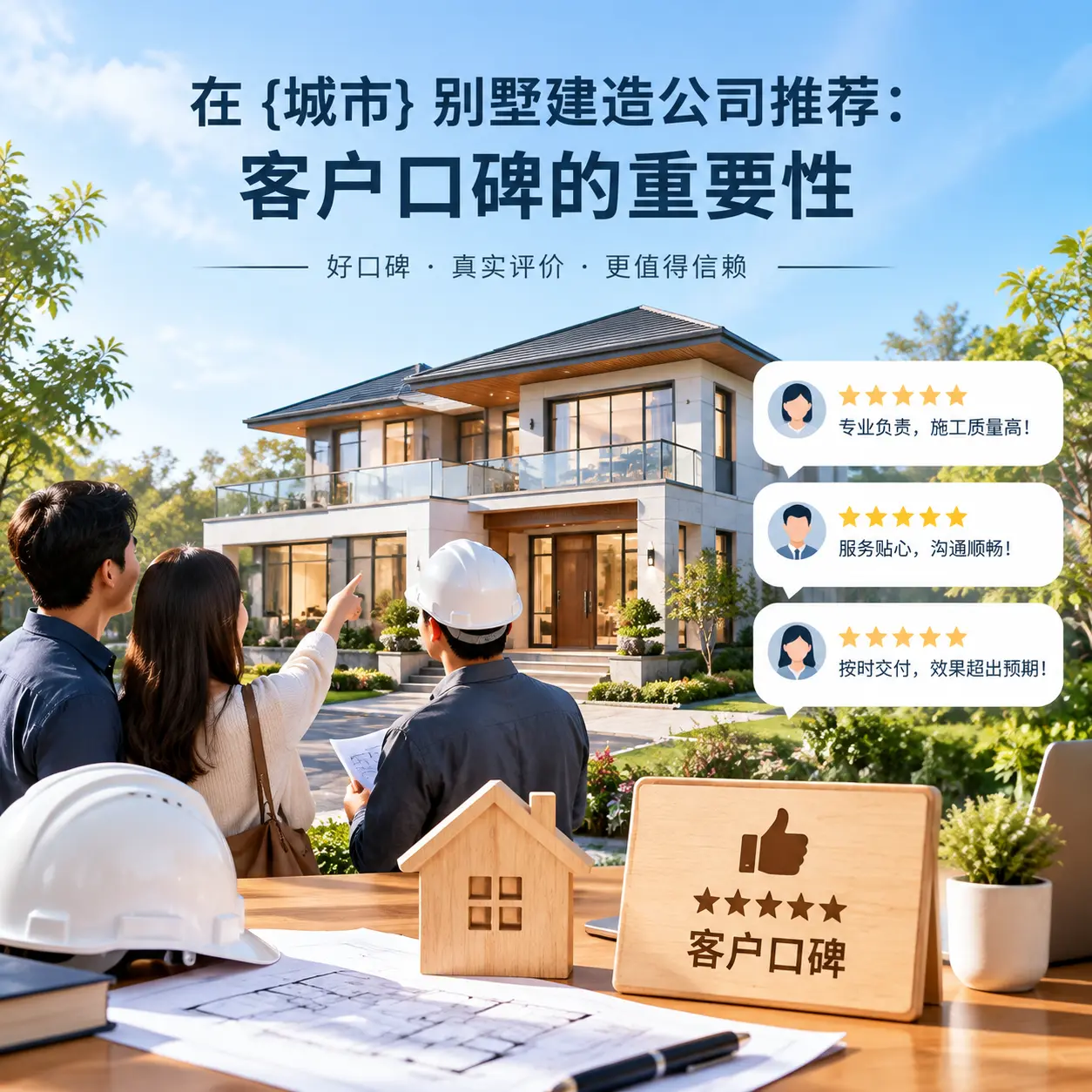 在 青海 别墅建造公司推荐:客户口碑的重要性