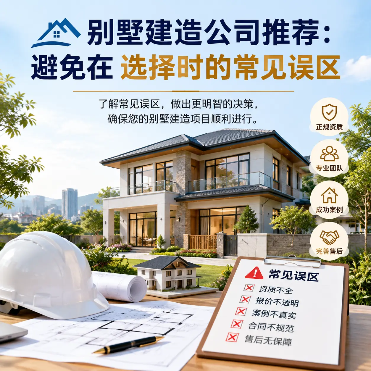 别墅建造公司推荐：避免在 青海 选择时的常见误区