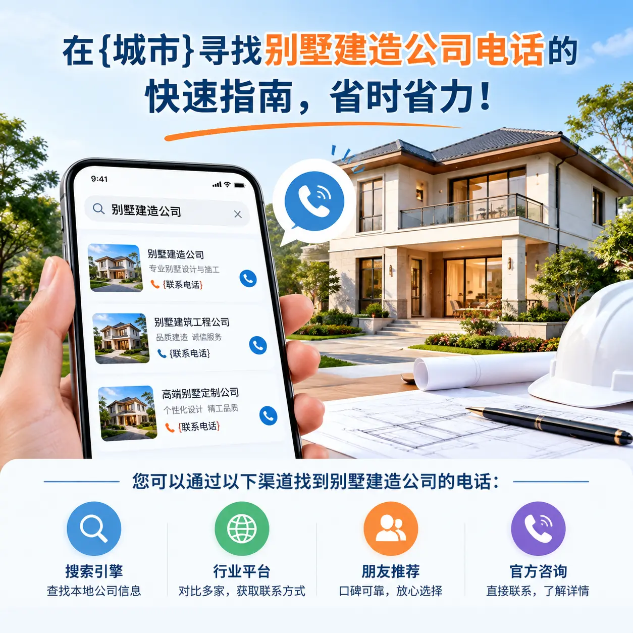 在青海寻找别墅建造公司电话的快速指南，省时省力！