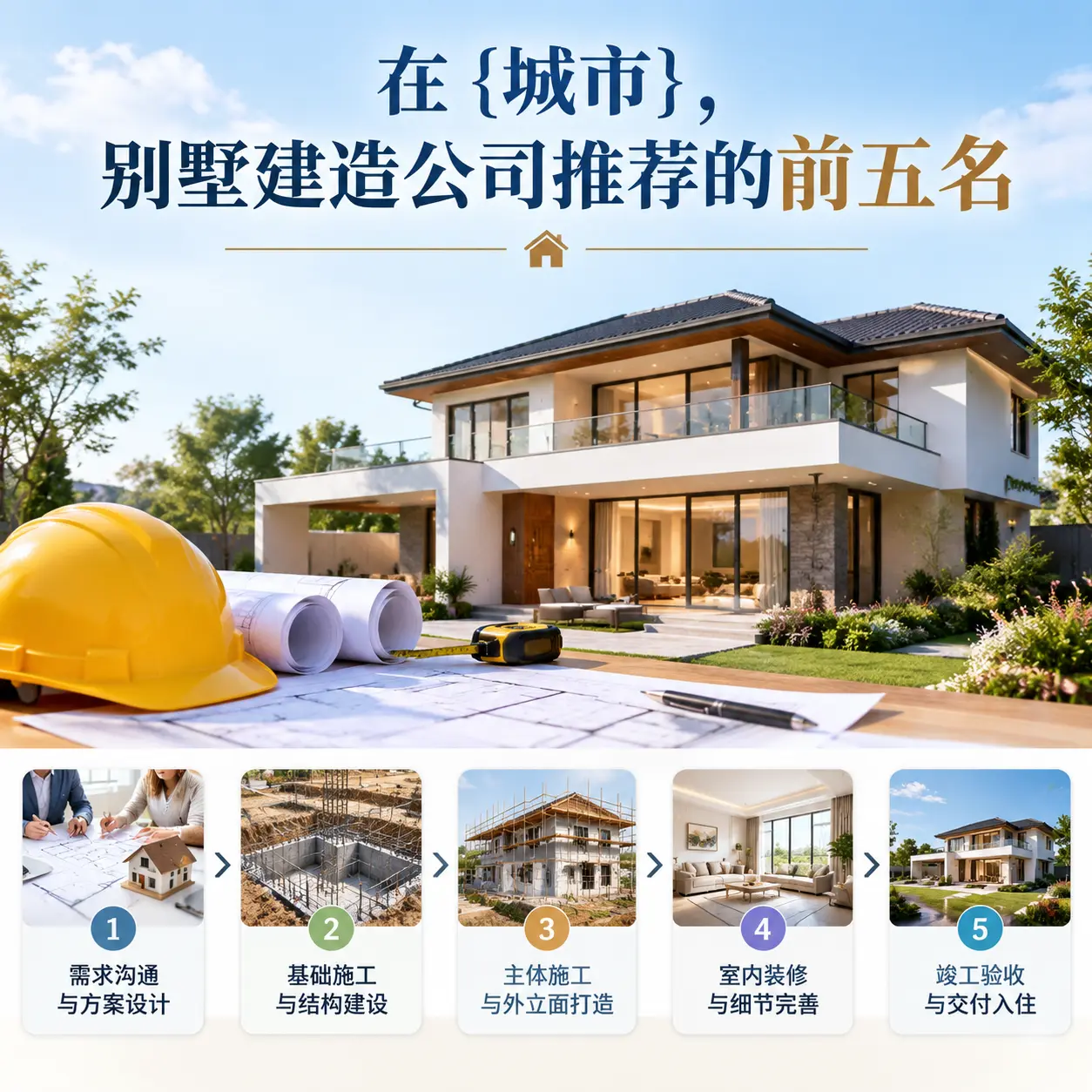 在 青海，别墅建造公司推荐的前五名
