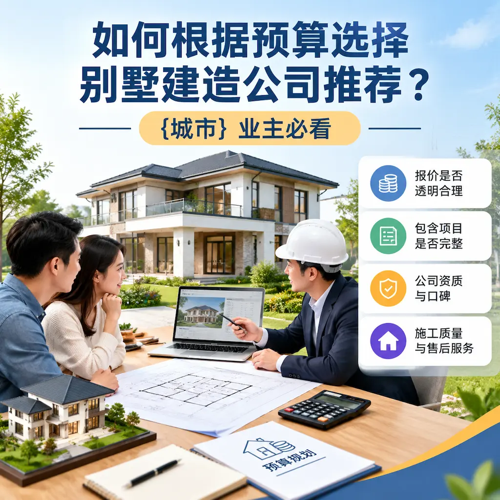 如何根据预算选择别墅建造公司推荐？ 青海 业主必看