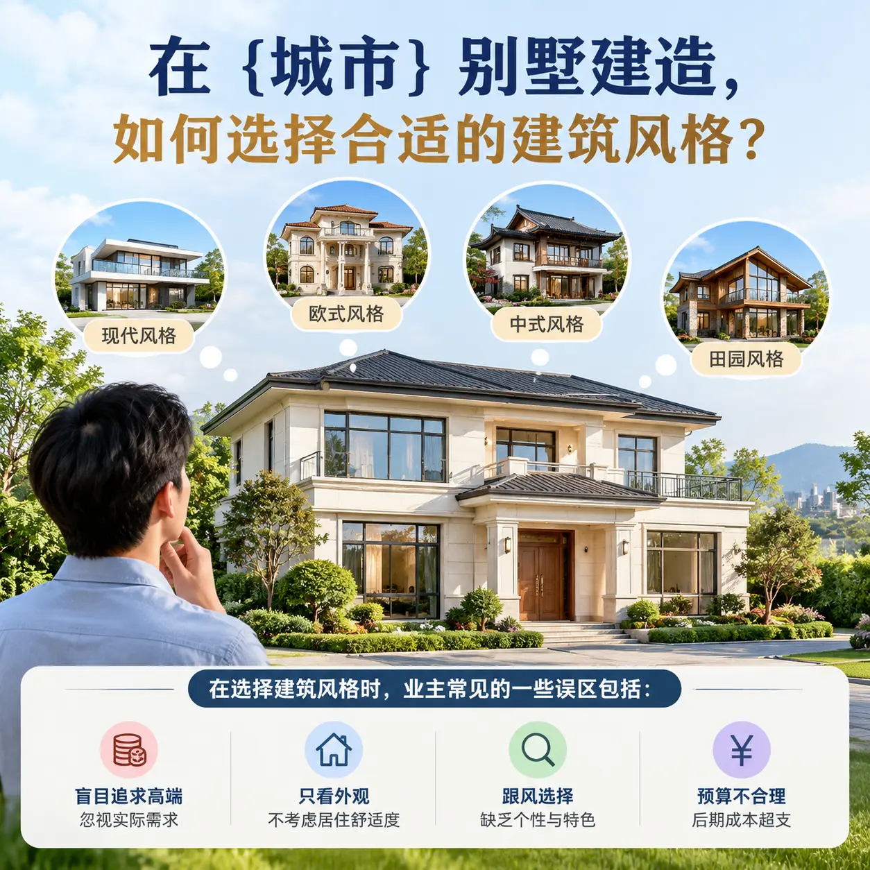 在 青海 别墅建造，如何选择合适的建筑风格？